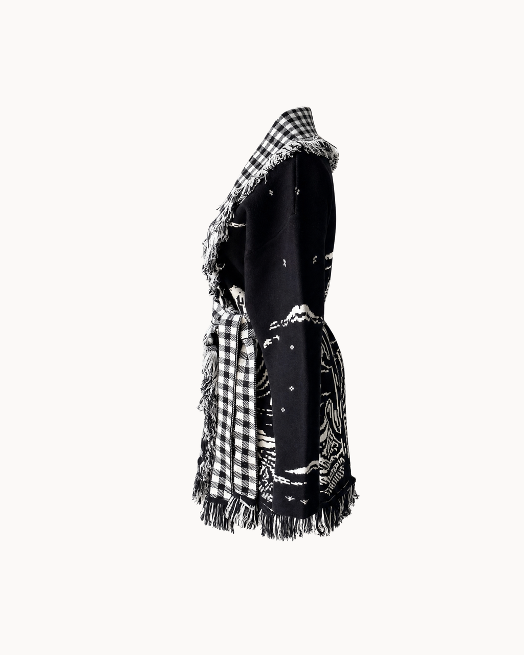 Montana Knit Coat - Midnight Check