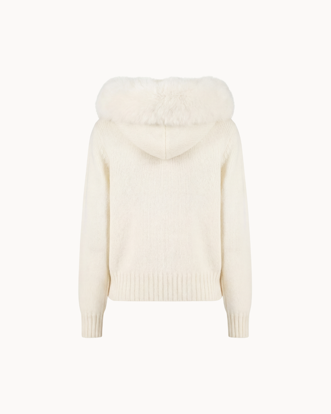Faux Fur Jacket - White