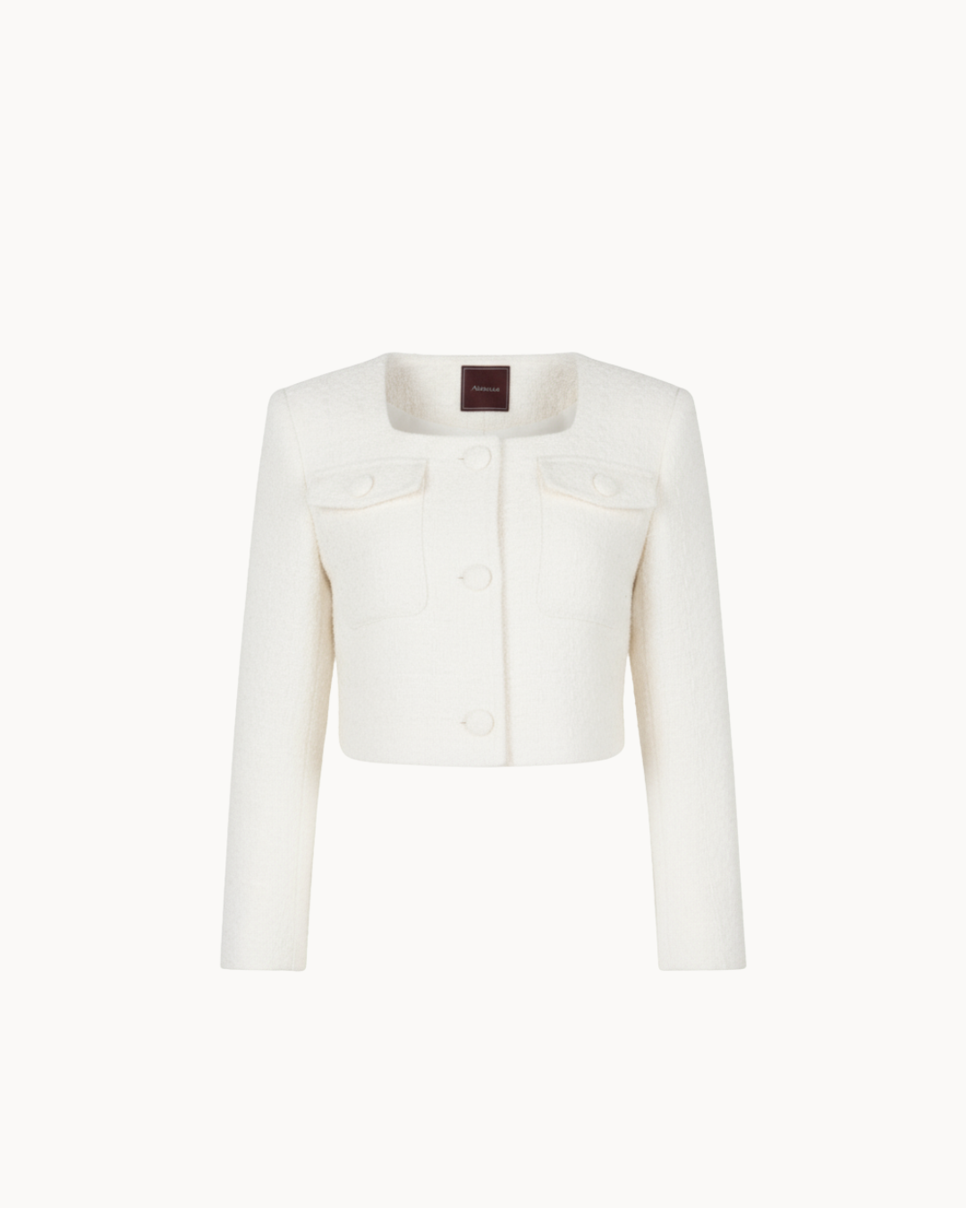 Lucia Tweed Blazer - White