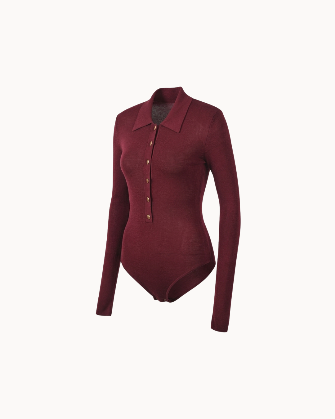 Camille Sculpt Bodysuit - Burgundy