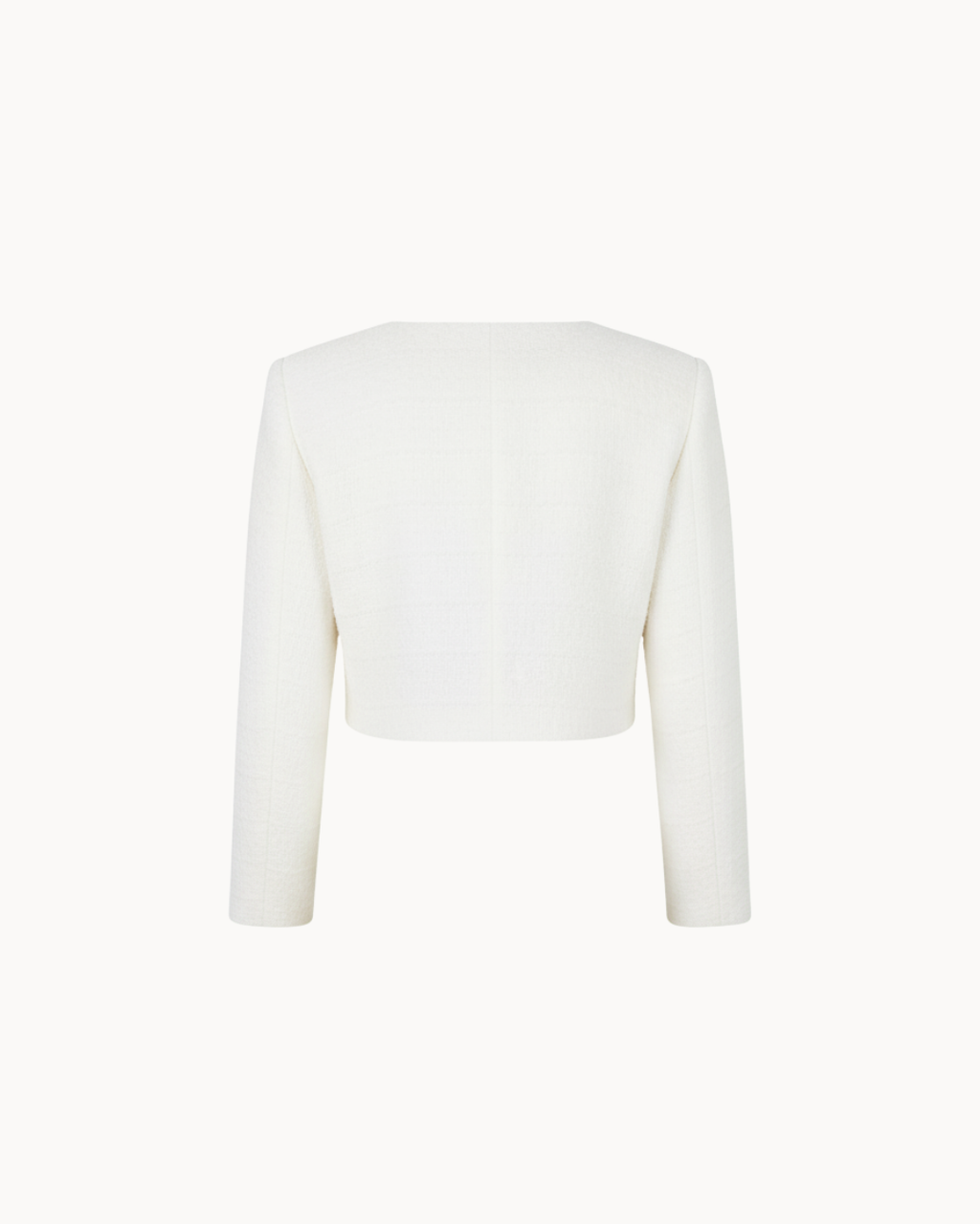 Blazer en tweed Lucia - Blanc