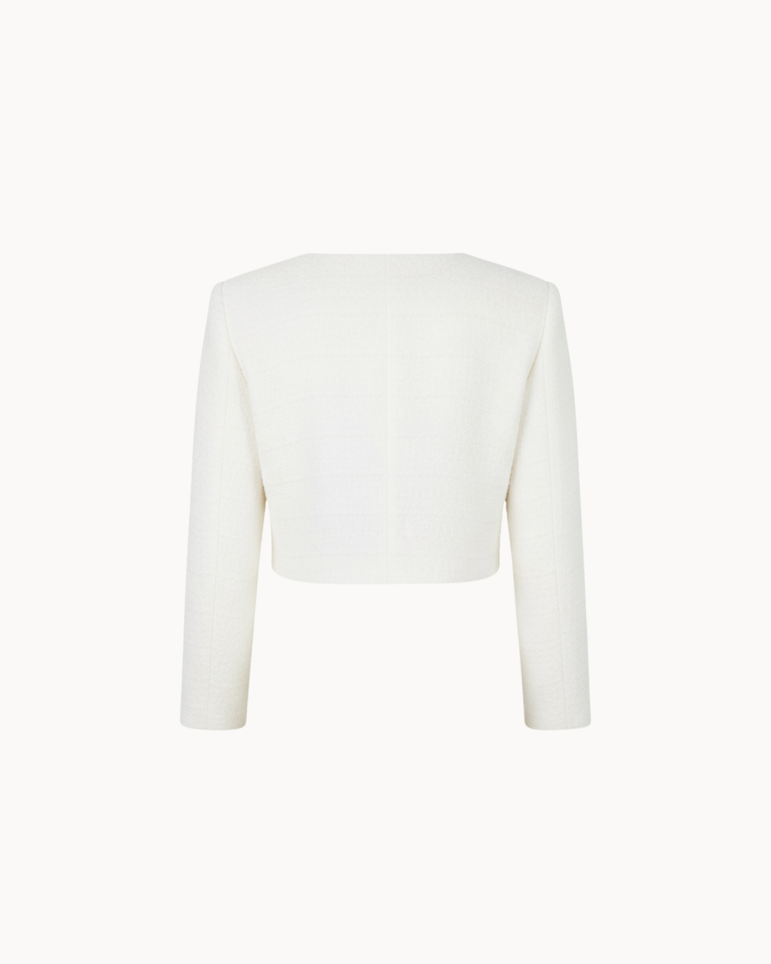 Lucia Tweed Blazer - White