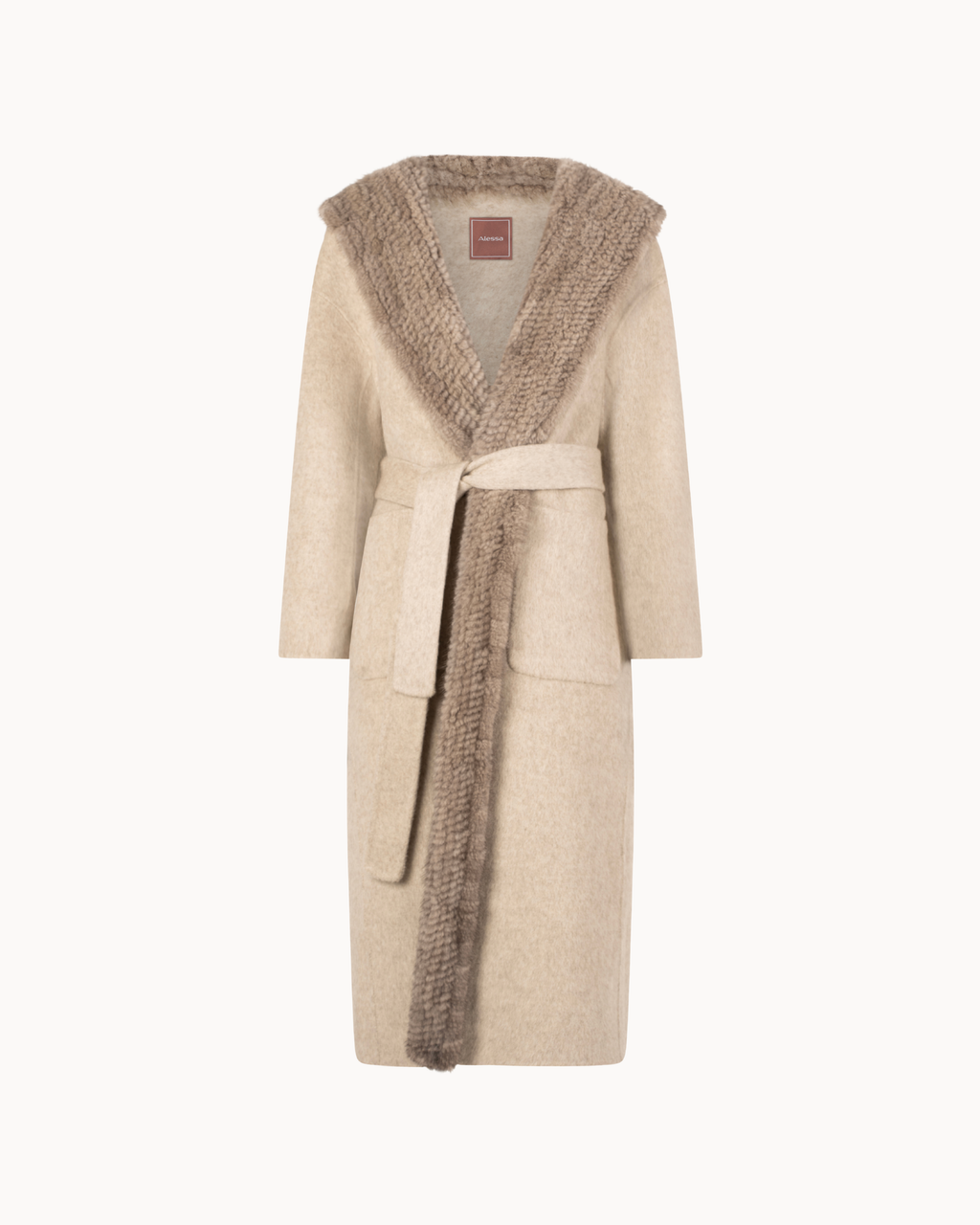 Alessa Mink Hooded Coat