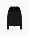 Faux Fur Jacket - Black