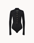 Camille Sculpt Bodysuit - Noir