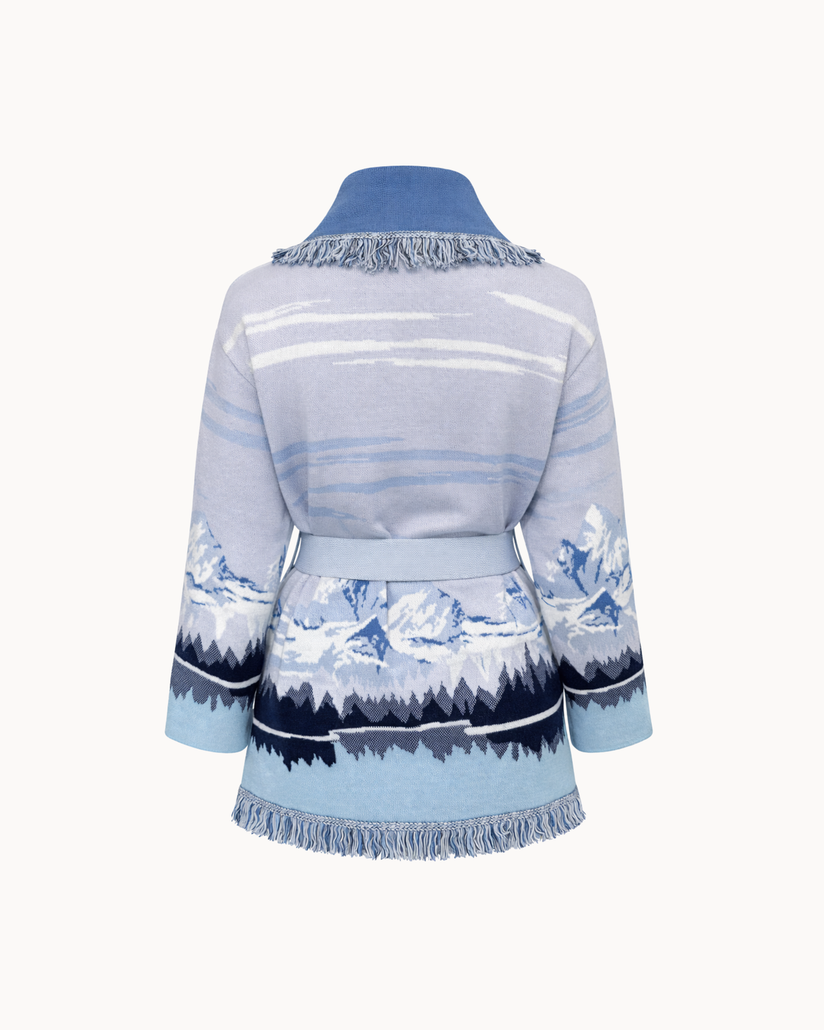 Montana Knit Coat - Glacier Blue