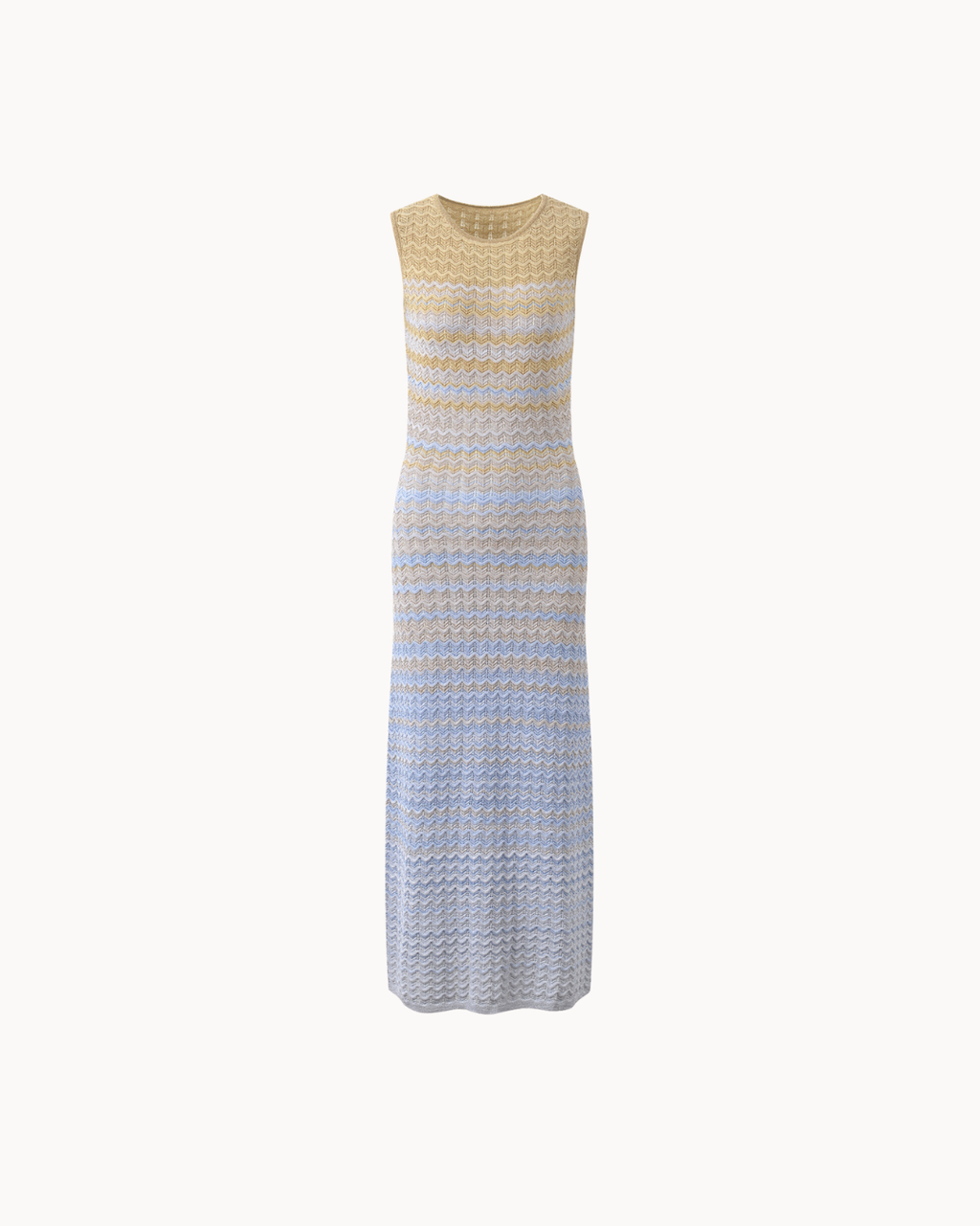 Robe au crochet Riviera - Sable et Ciel
