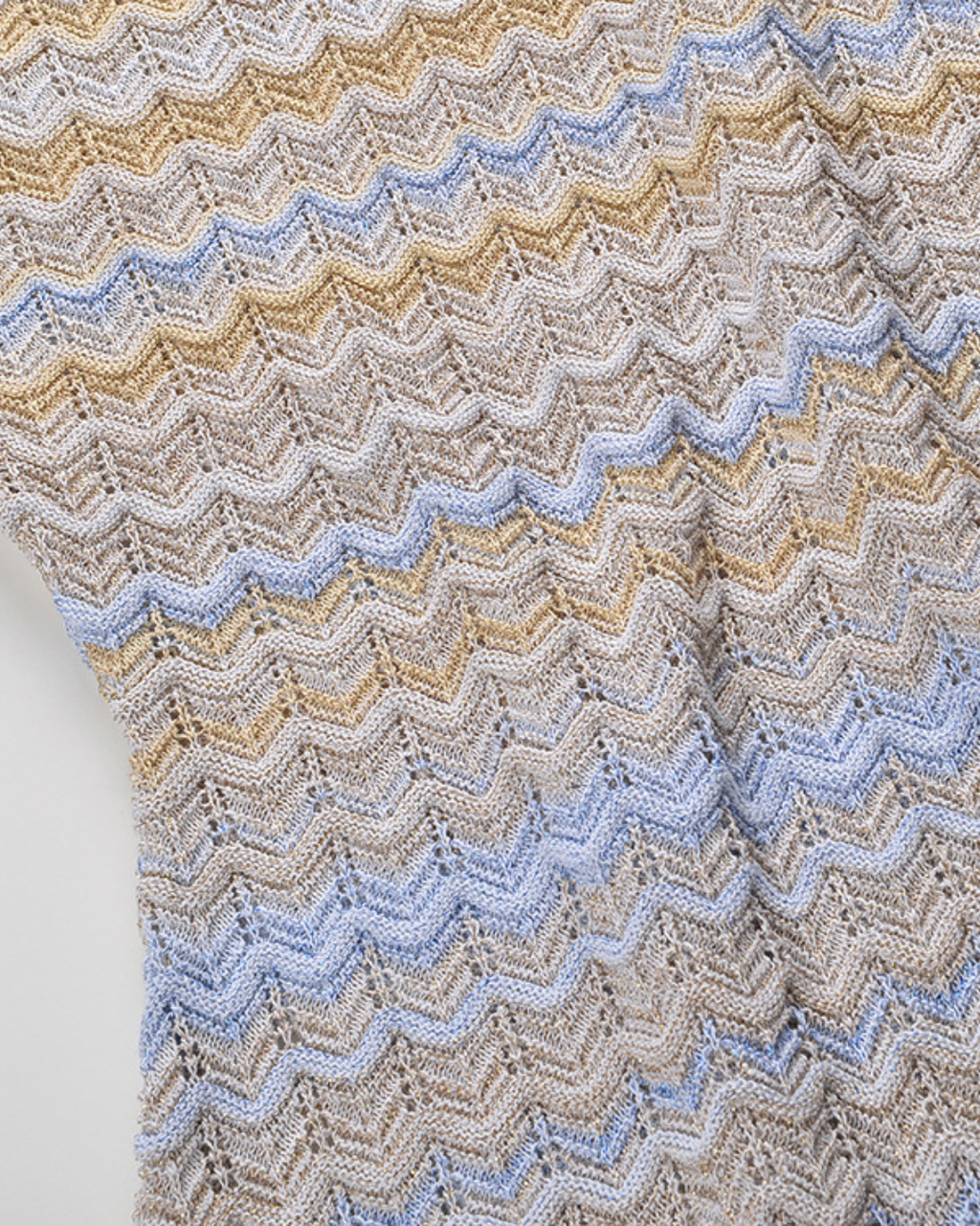 Robe au crochet Riviera - Sable et Ciel