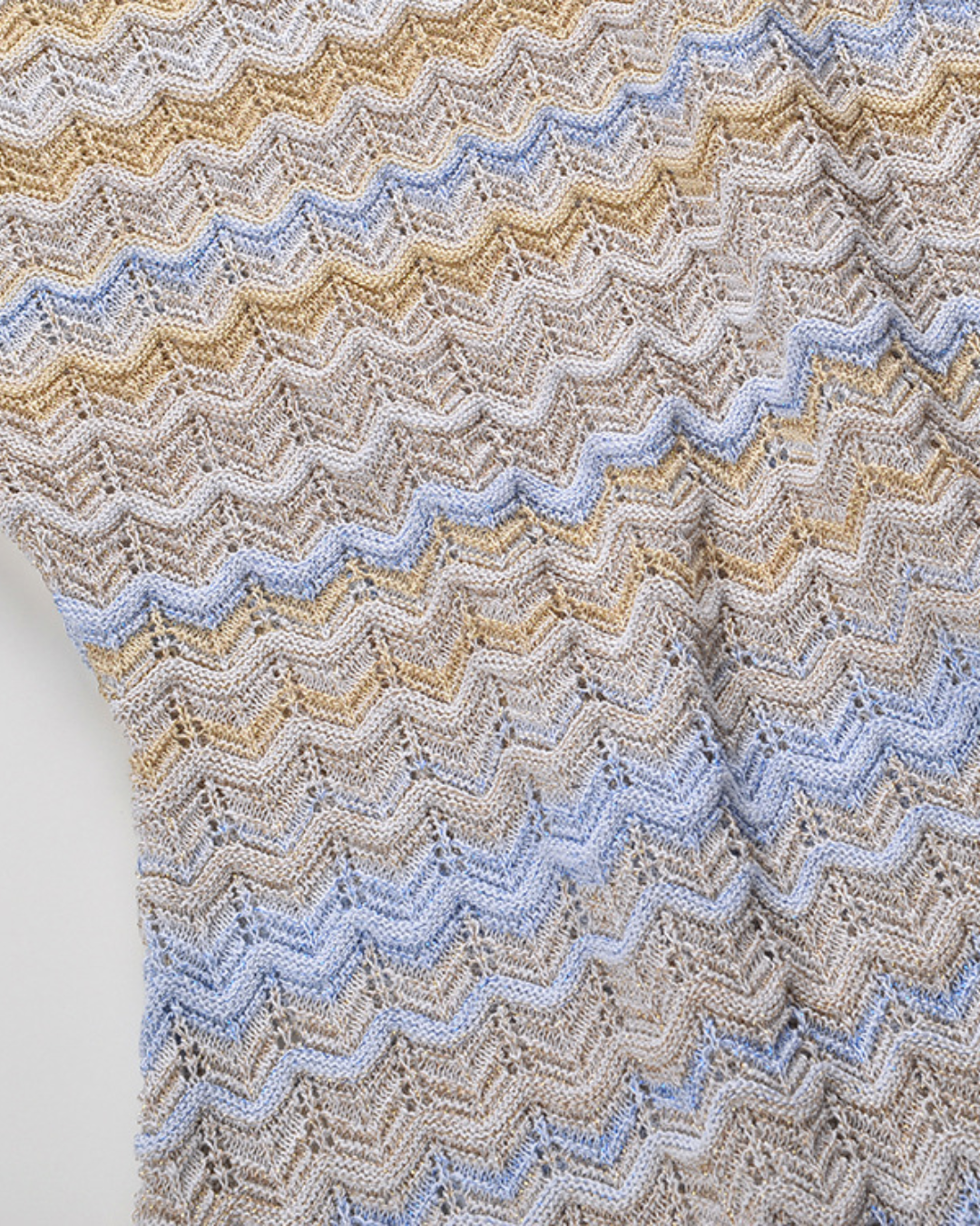 Robe au crochet Riviera - Sable et Ciel