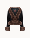 Noir Fur Wool Jacket