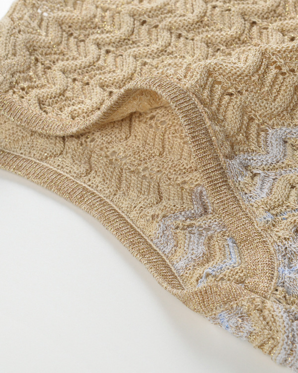 Robe au crochet Riviera - Sable et Ciel