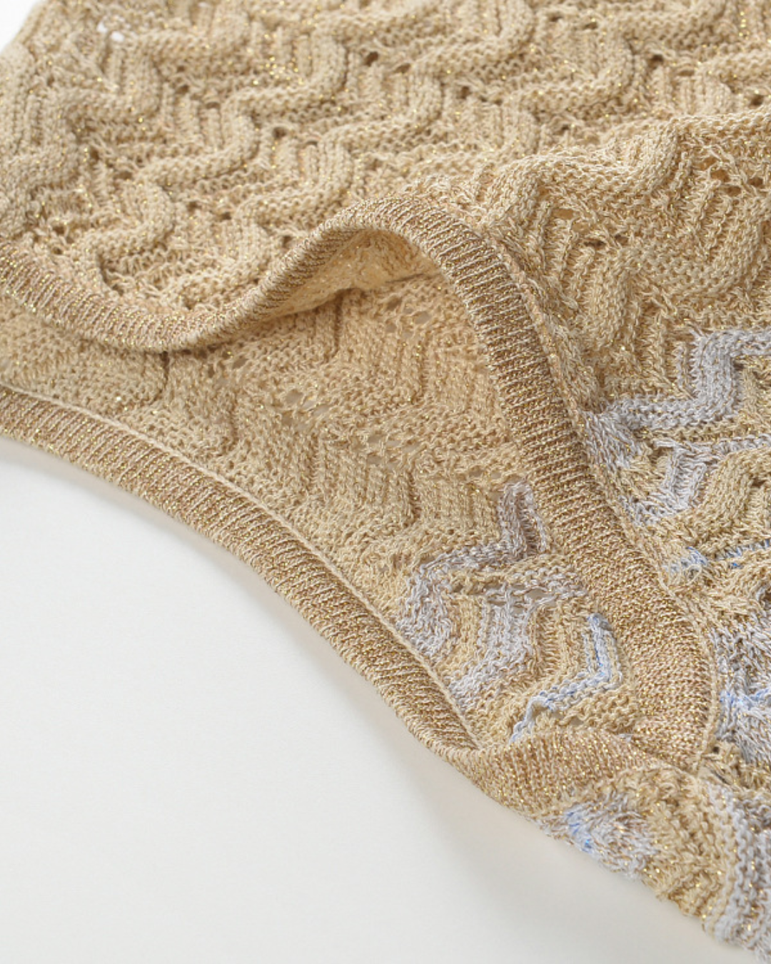 Robe au crochet Riviera - Sable et Ciel