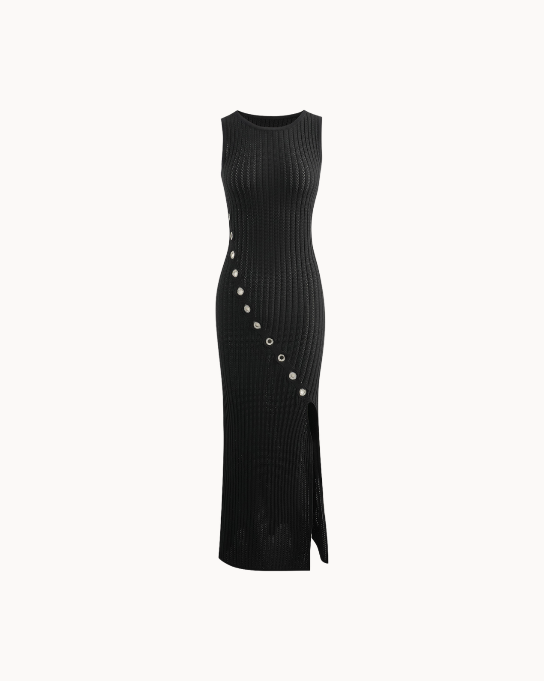Cleo Sculpt Dress - Noir
