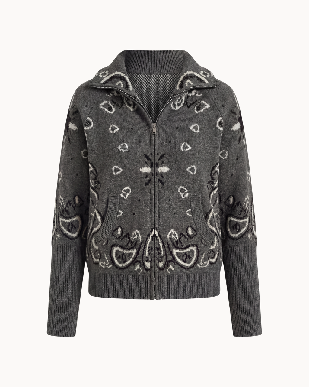 Adelé Heritage Knit – Shadow Grey