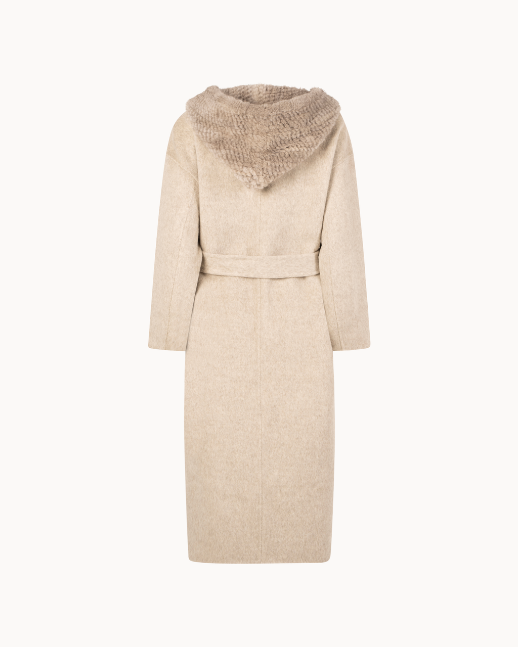 Alessa Mink Hooded Coat