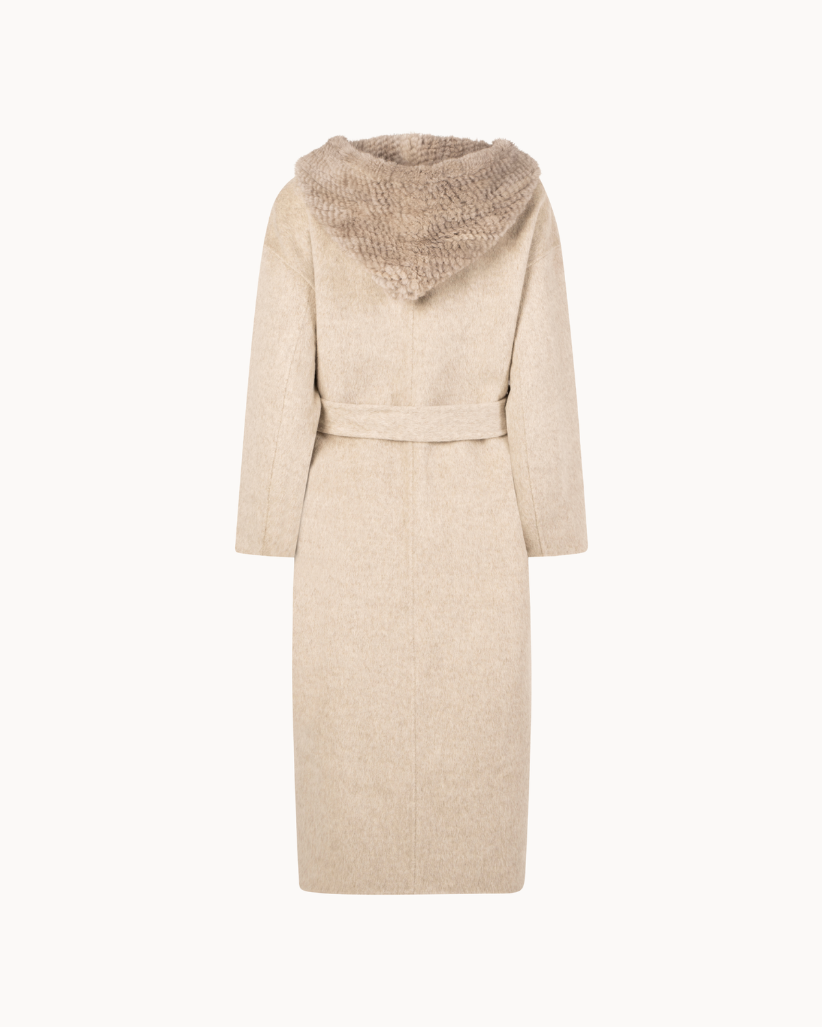 Alessa Mink Hooded Coat