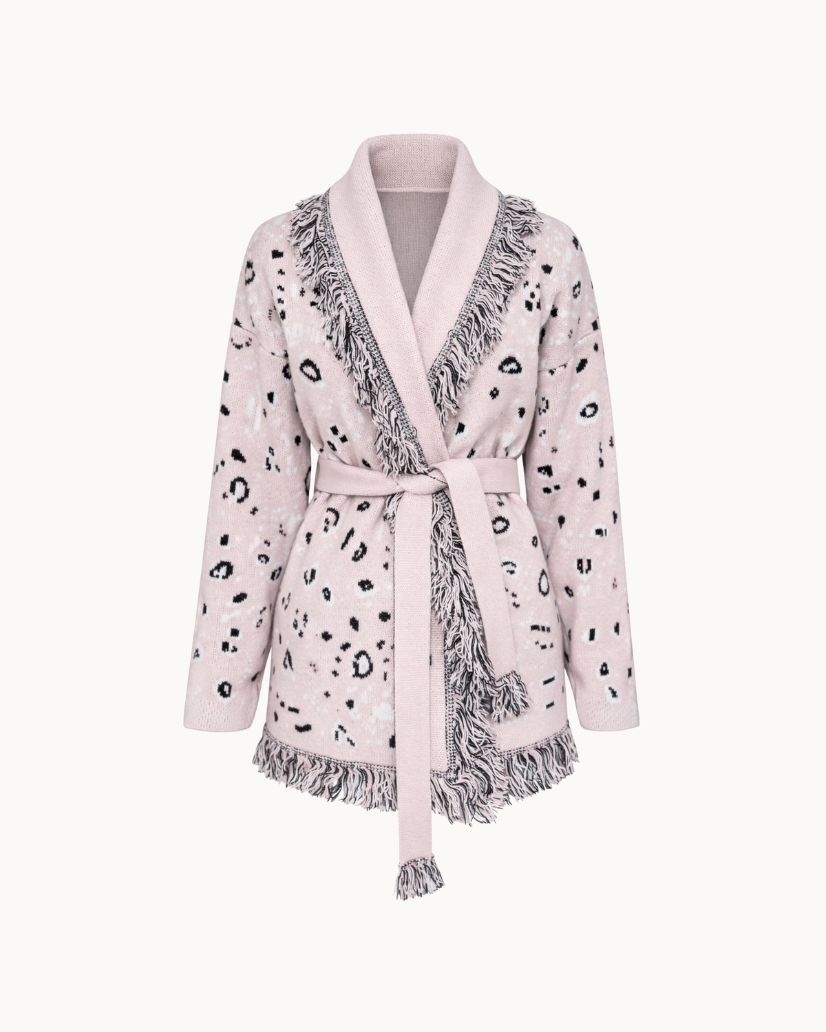 Montana Knit Coat - Soft Pink