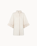 Lunar Mink Cape - Cream