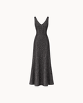 Robe Luna col V - Noir