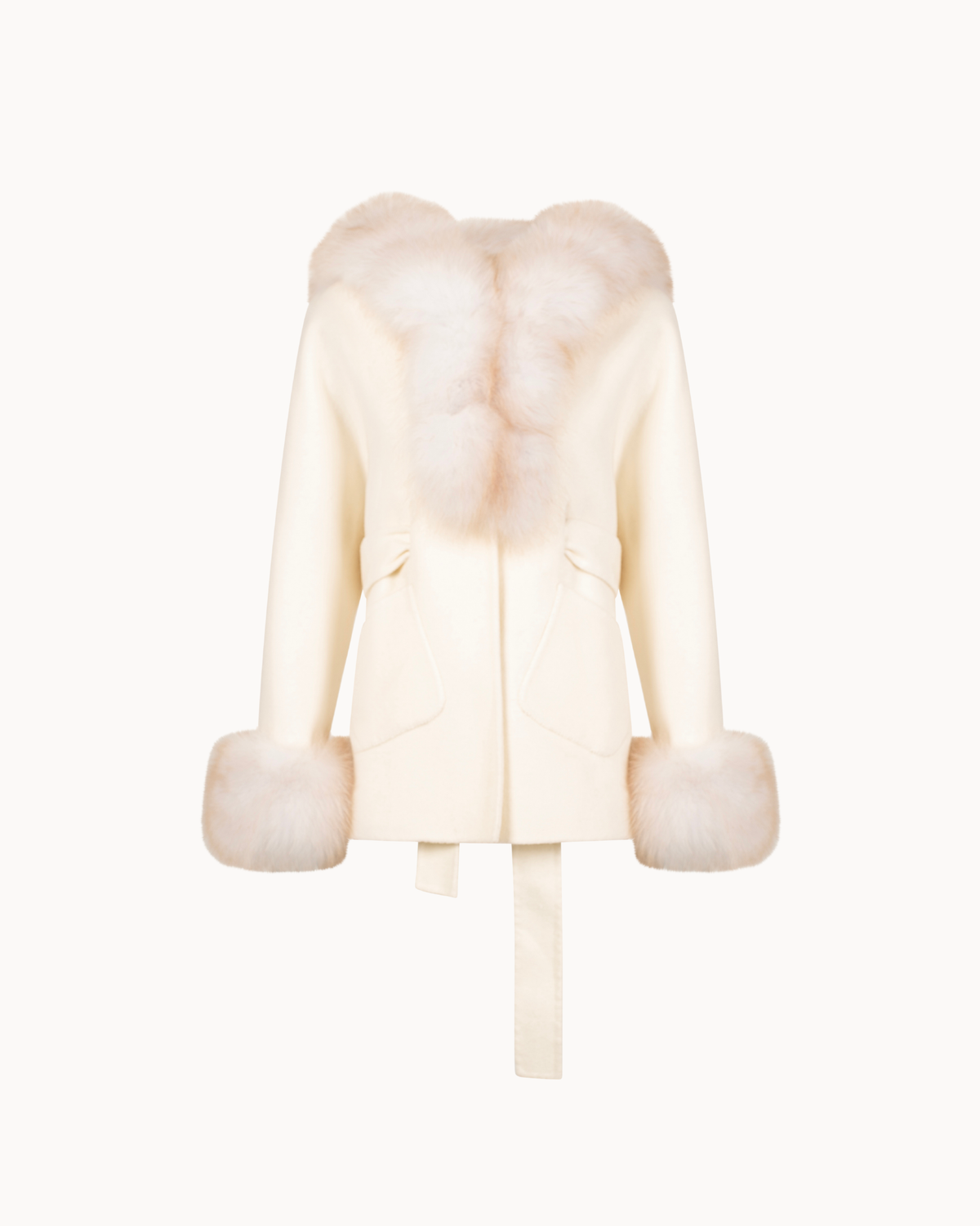 Elara Fur Trimmed Coat