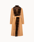 Alima Sculpted Cashmere Coat