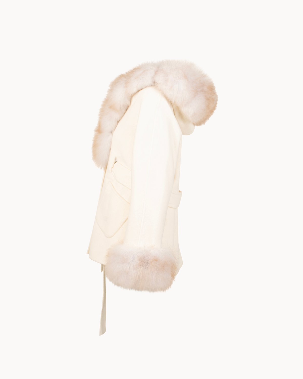 Elara Fur Trimmed Coat
