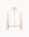Puffer Fur Knit Jacket – Ivory