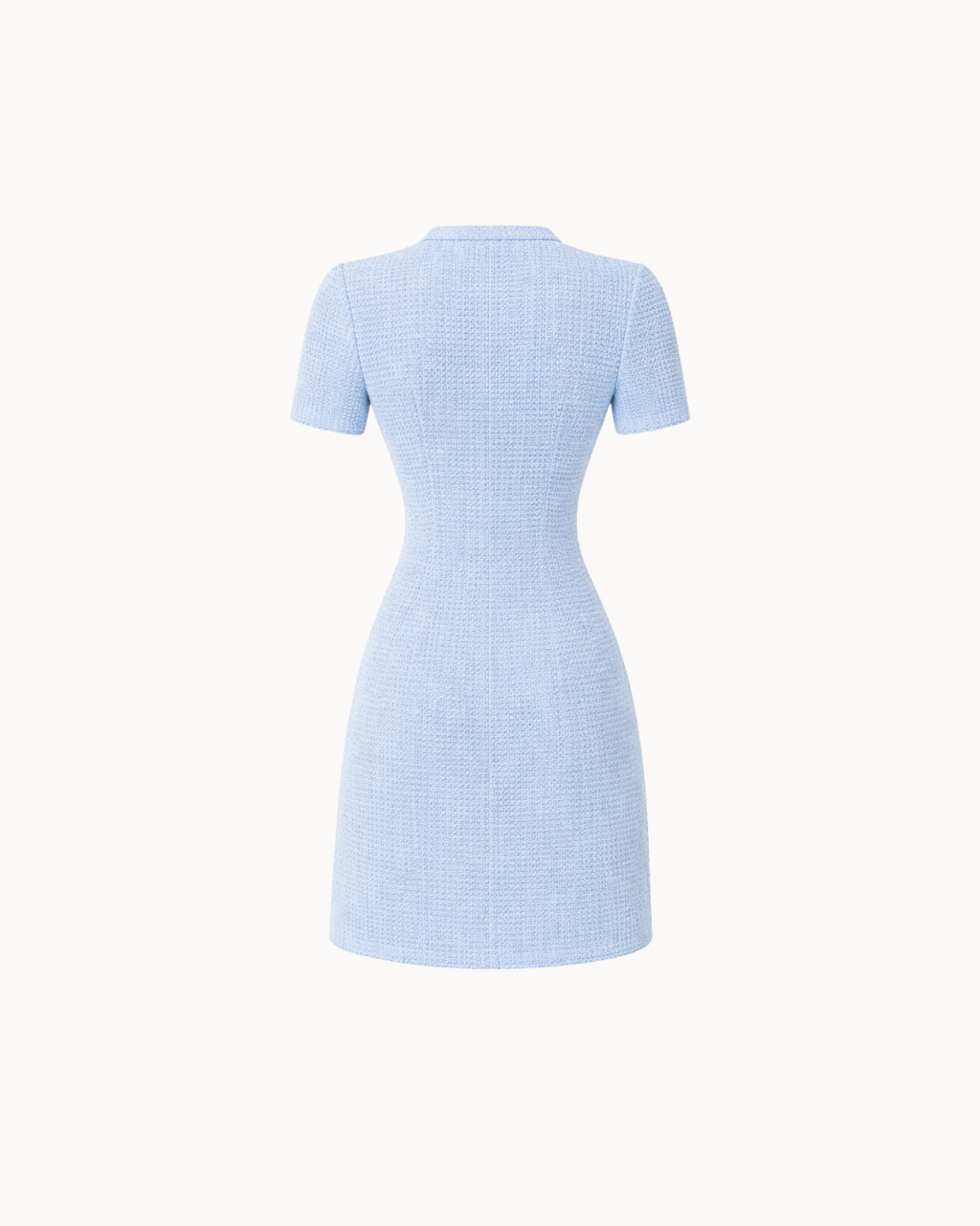 Mini-Robe Céleste en Tweed - Ciel