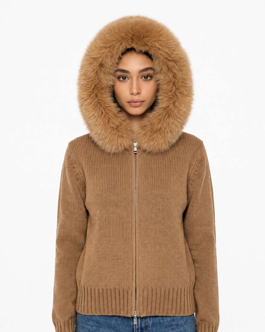 Veste en Fausse Fourrure