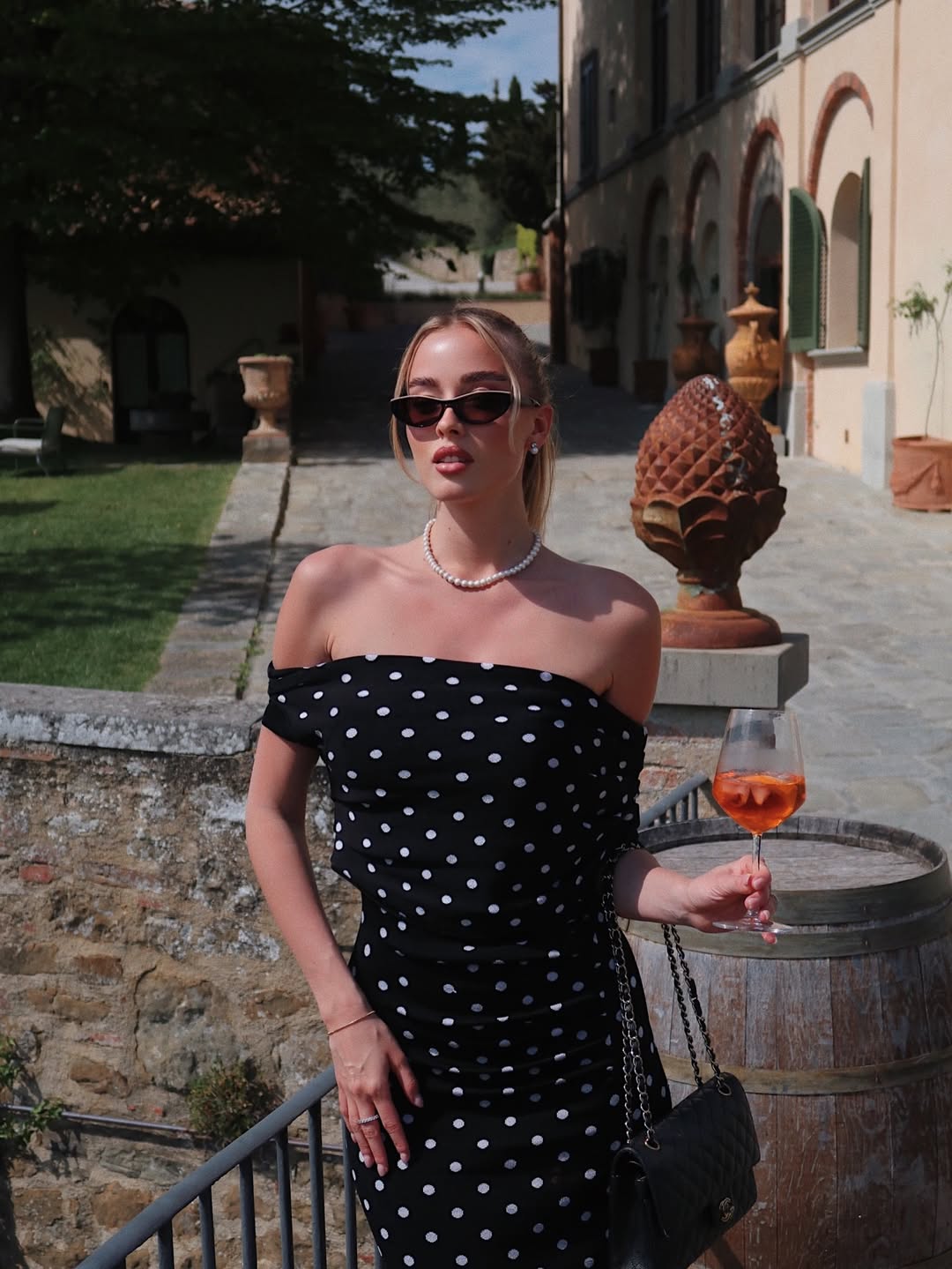 Brigitte Polka Dress